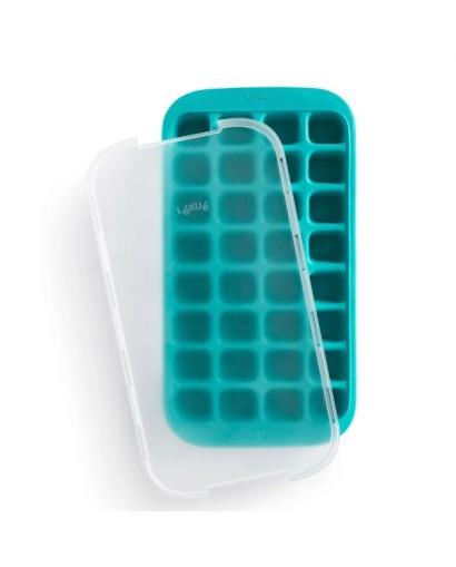 Lekué Forma ghiaccio cubetti con coperchio turchese