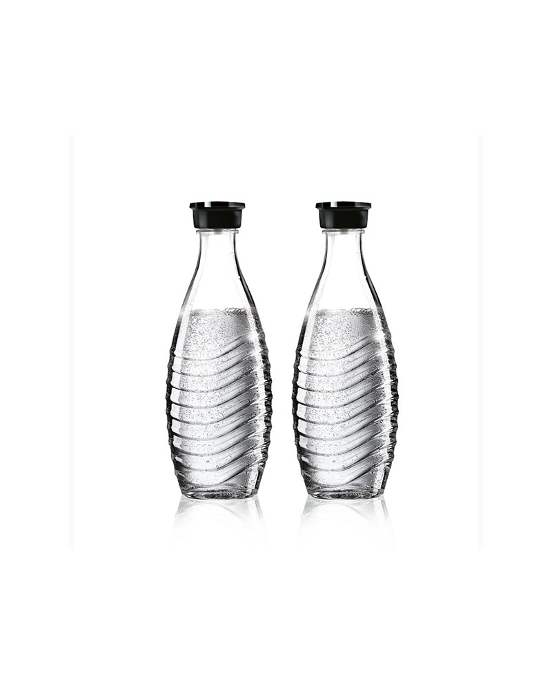 Sodastream 2 bottiglie in vetro crystal