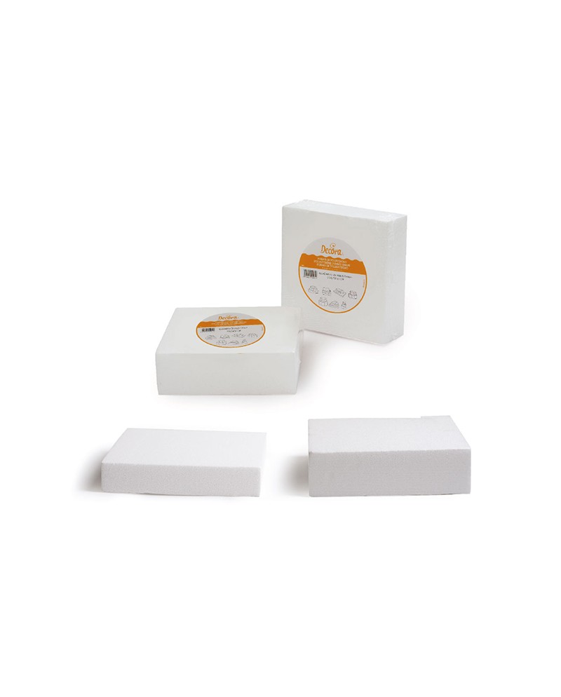 Decora Quadrato polistirolo bianco h 7,5 25 x 25