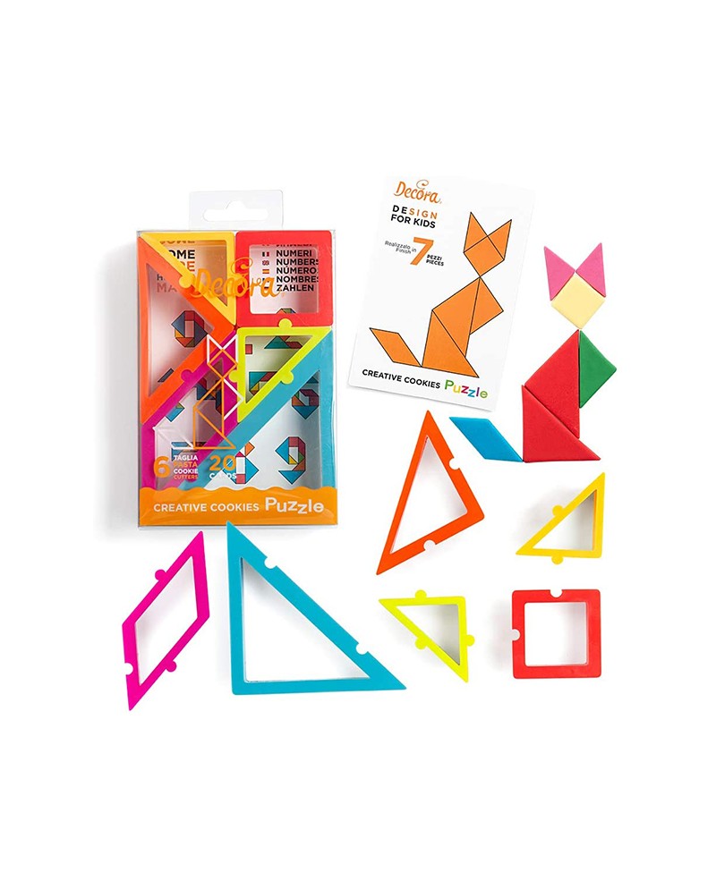 Decora Tagliapasta creative cookies puzzle