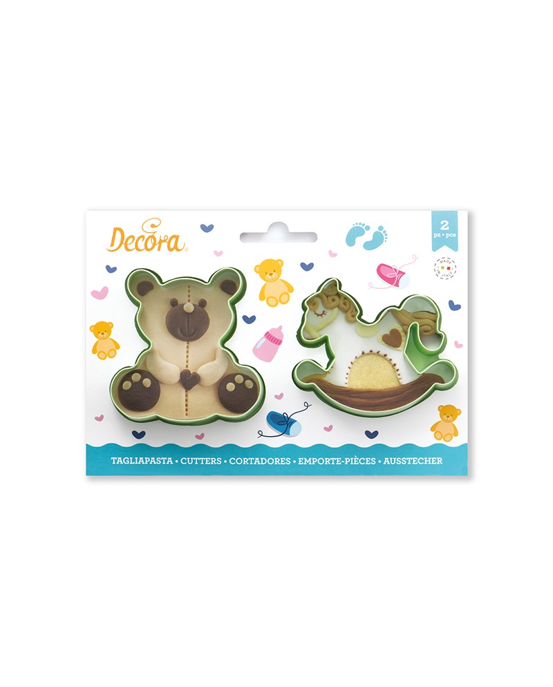 Decora Tagliapasta orsetto e cavalluccio