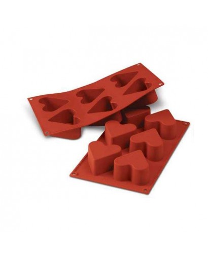 Silikò Stampo cuore n. 6