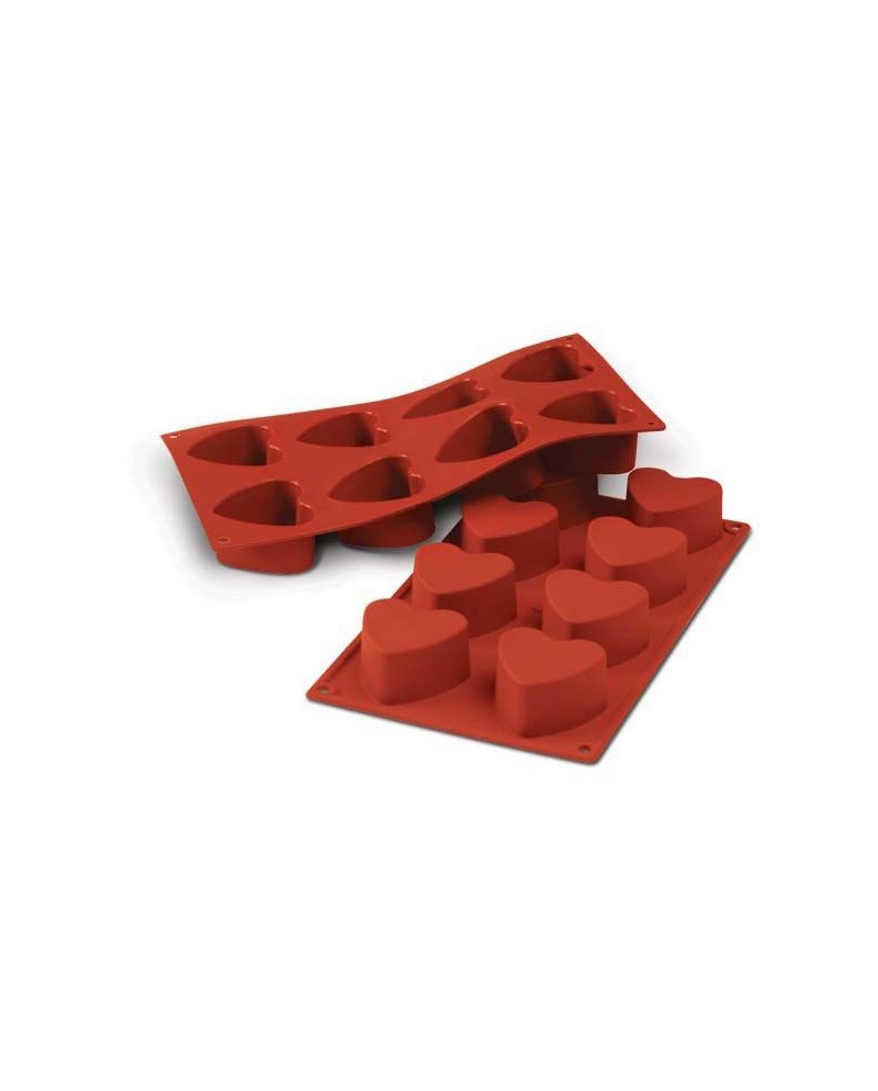 Silikò Stampo cuore n. 8