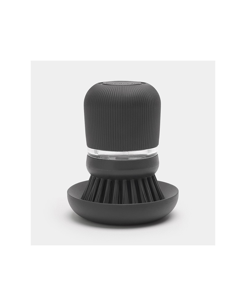 Brabantia Spazzolino per piatti con dosatore grigio