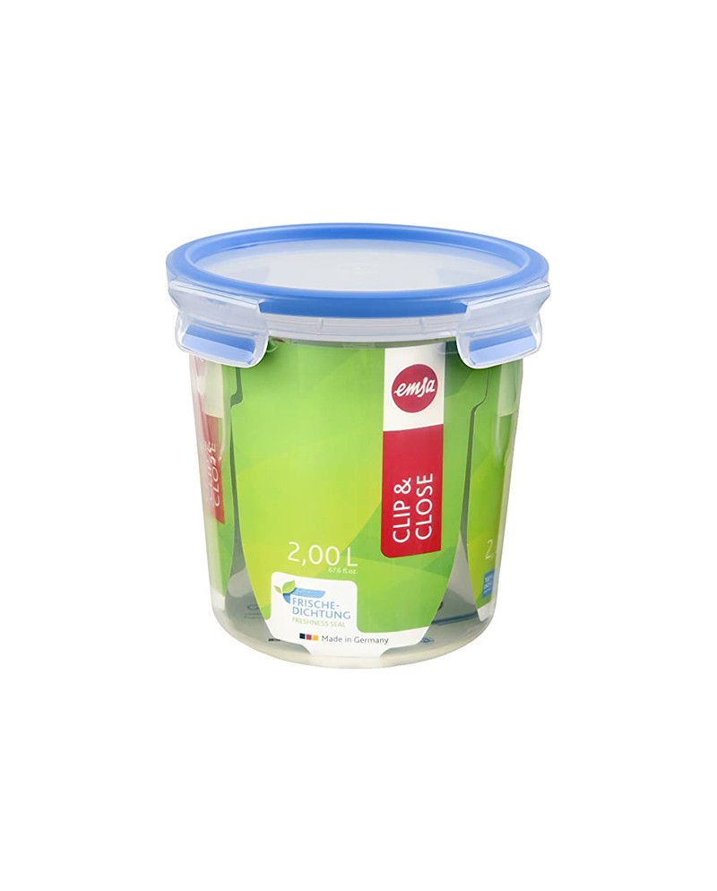 Emsa Clip & Close contenitore salvafreschezza rotondo 2 l
