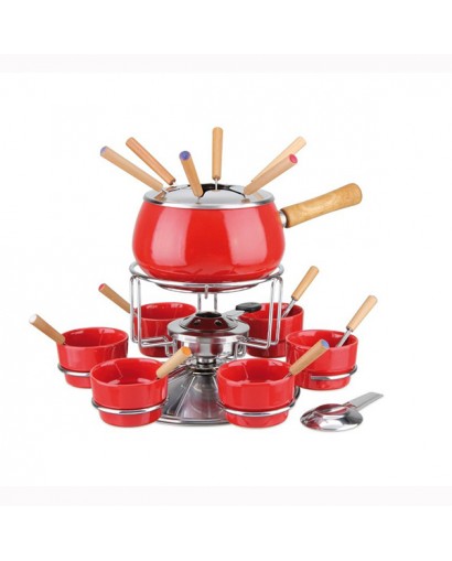 Eva Set fonduta rosso 23 pezzi